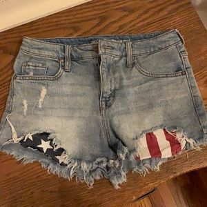 High waisted shorts